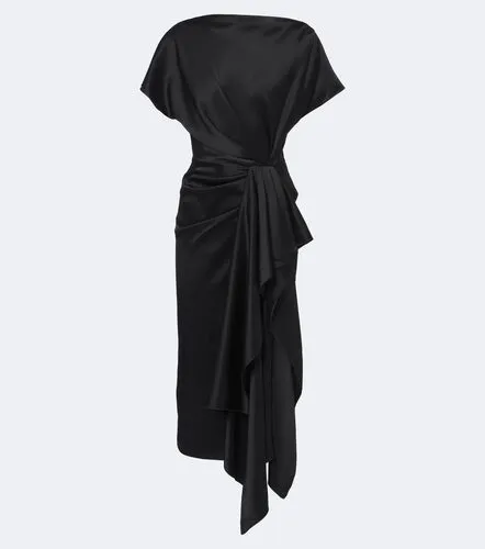 Vestido midi Zoa de satén drapeado - Roksanda - Modalova