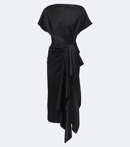 Zoa draped satin midi dress - Roksanda - Modalova