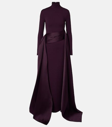 Abito lungo Olivia drappeggiato - Solace London - Modalova