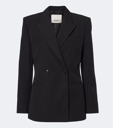 Ranya double-breasted virgin wool blazer - Isabel Marant - Modalova