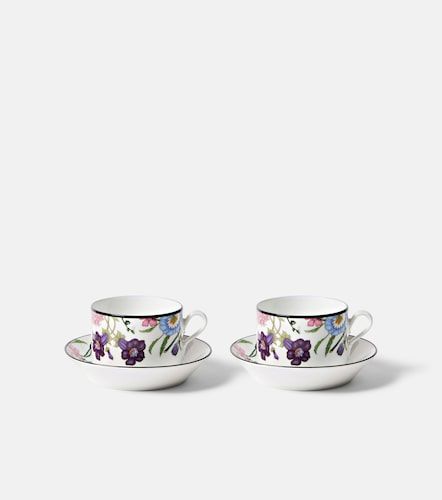 Set di 2 tazze da tè e piattini Flora - Gucci - Modalova