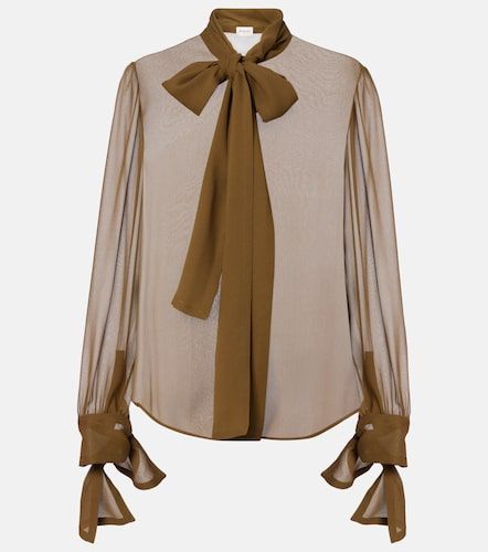 Schluppenbluse aus Seide - Saint Laurent - Modalova