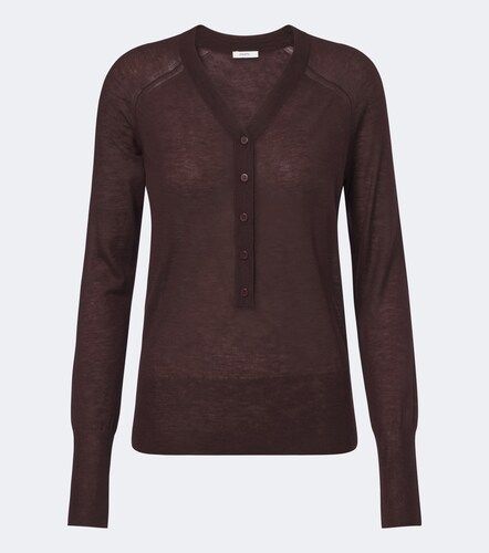 Camiseta con botones Reem de cachemir - Joseph - Modalova
