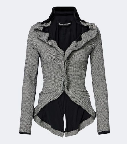 Houndstooth wool-blend jacket - Junya Watanabe - Modalova