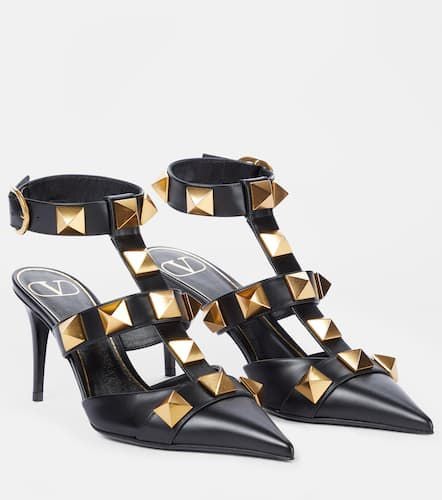 Roman Stud leather mules - Valentino Garavani - Modalova