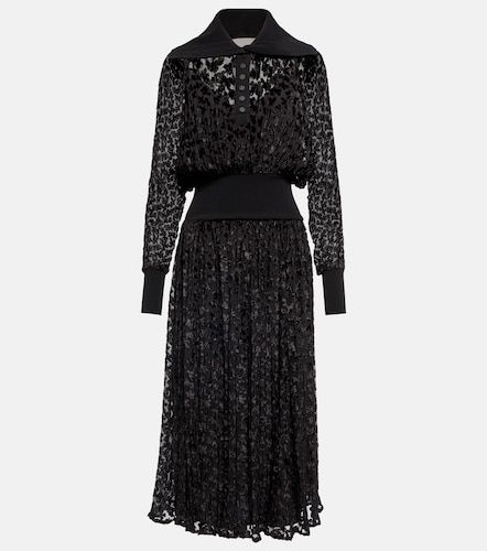 Abito midi in velluto devoré - Tory Burch - Modalova