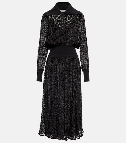 Velvet devorÃ© midi dress - Tory Burch - Modalova