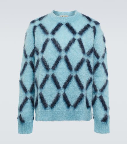 Marni Intarsia mohair-blend sweater - Marni - Modalova