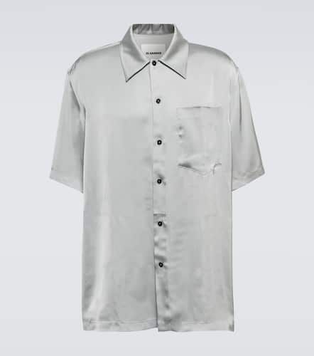 Shirt 36 satin bowling shirt - Jil Sander - Modalova