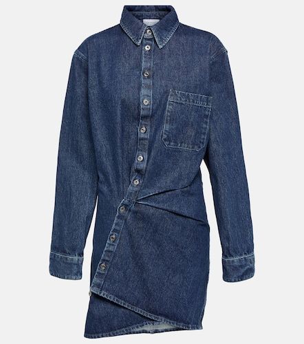Abito chemisier asimmetrico di jeans - Off-White - Modalova