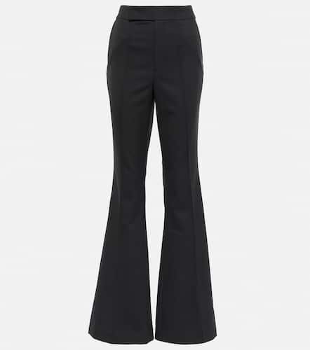 High-rise flared wool-blend pants - Roland Mouret - Modalova