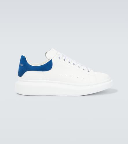 Oversized leather sneakers - Alexander McQueen - Modalova