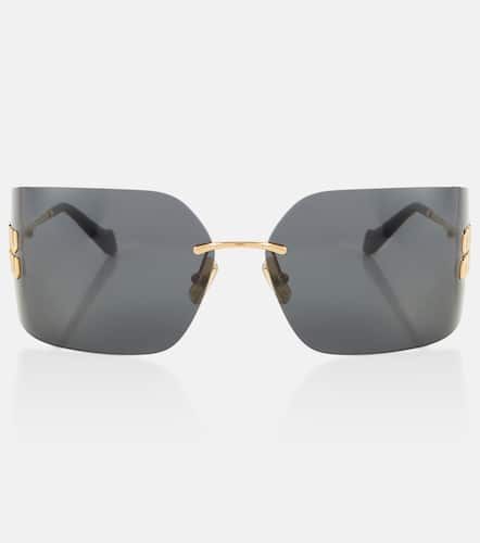 Miu Miu Logo rectangular sunglasses - Miu Miu - Modalova