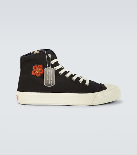 School canvas high-top sneakers - Kenzo - Modalova