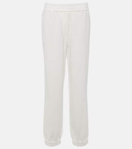 Cotton jersey sweatpants - Brunello Cucinelli - Modalova