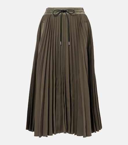 Sacai Falda midi de jersey plisada - Sacai - Modalova