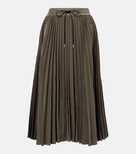 Sacai Pleated jersey midi skirt - Sacai - Modalova