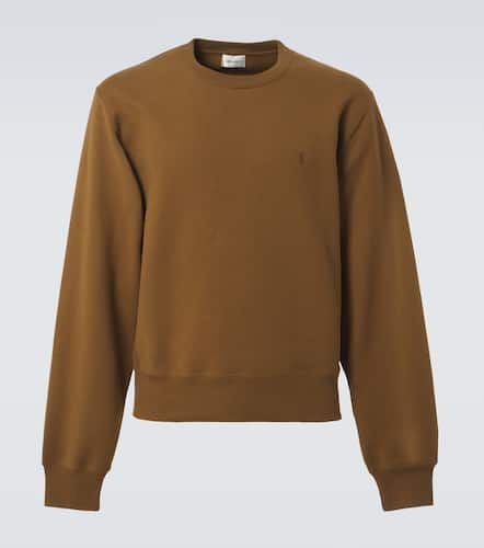 Cotton fleece sweatshirt - Saint Laurent - Modalova