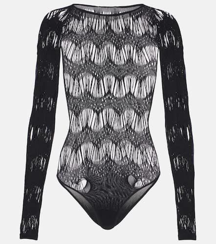 Saint Laurent Open-knit bodysuit - Saint Laurent - Modalova