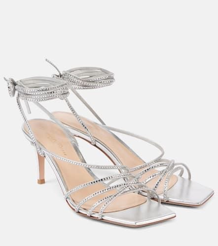 Embellished leather sandals - Gianvito Rossi - Modalova