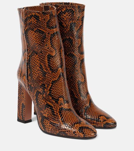 Joplin 105 printed leather bootie - Aquazzura - Modalova