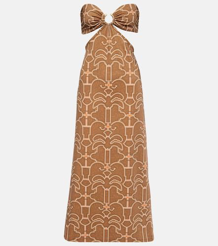 Ring-detail cutout printed maxi dress - Johanna Ortiz - Modalova