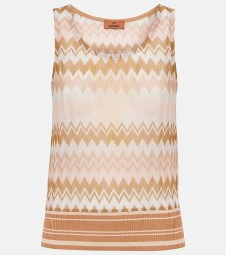 Missoni Zigzag metallic knit top - Missoni - Modalova