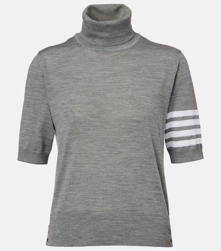 Bar wool turtleneck sweater - Thom Browne - Modalova
