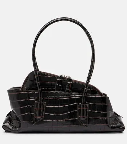 La Passeggiata Small leather tote bag - The Attico - Modalova