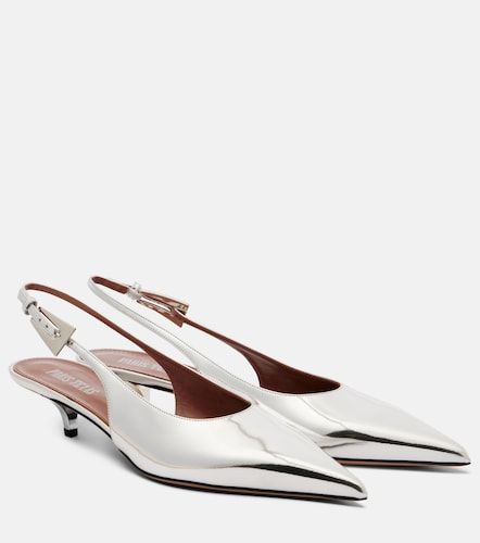 Pumps slingback Jessica in pelle a specchio - Paris Texas - Modalova
