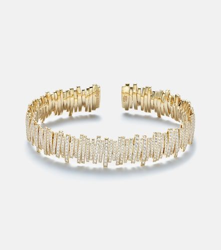 Pulsera Classic Medium de oro de 18 ct con diamantes - Suzanne Kalan - Modalova