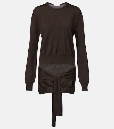 Pullover trompe l'oeil in misto lana - Lemaire - Modalova