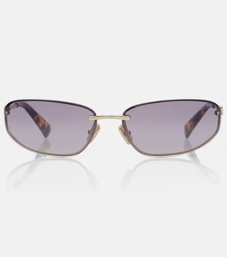 Miu Nocturne oval sunglasses - Miu Miu - Modalova