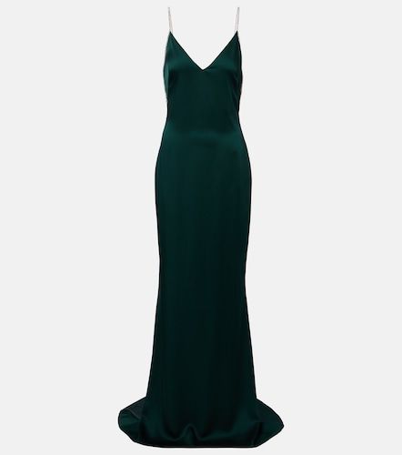 Abito sottoveste in satin con cristalli - Tom Ford - Modalova