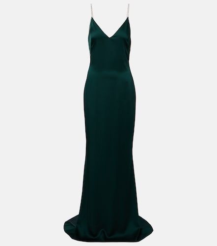 Crystal-embellished satin slip dress - Tom Ford - Modalova