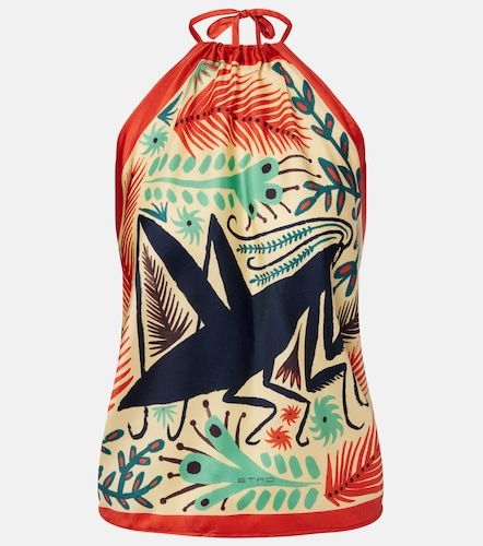 Etro Top de seda estampado - Etro - Modalova
