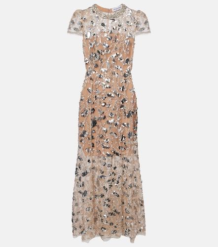 Sheer sequined cocktail dress - Self-Portrait - Modalova