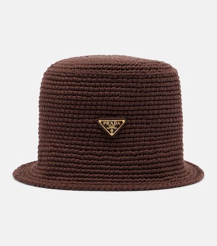 Sombrero de pescador de croché de algodón - Prada - Modalova