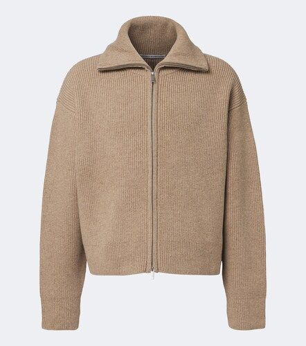 Pullover in lana a coste con zip - Studio Nicholson - Modalova