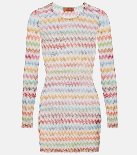 Abito corto in lamé a zigzag - Missoni - Modalova