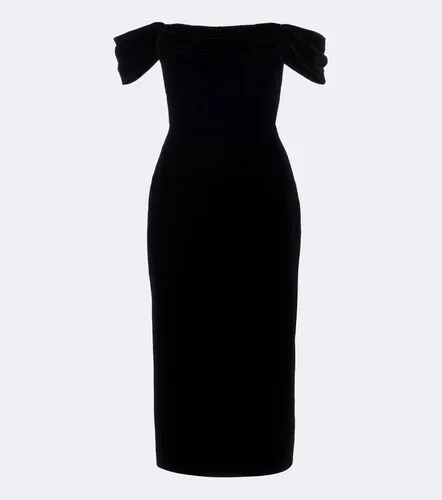 Off-shoulder midi dress - Carolina Herrera - Modalova