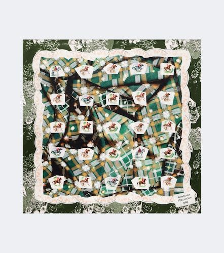 Printed silk satin scarf - Acne Studios - Modalova