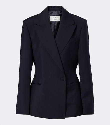 Róhe Blazer aus Wolle und Mohair - Rohe - Modalova