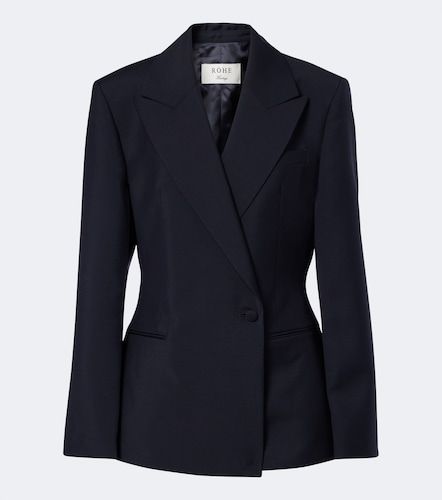 Double-breasted wool and mohair blazer - Rohe - Modalova