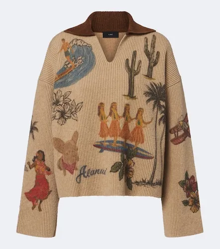 Pullover The Decade in misto lana e cotone - Alanui - Modalova