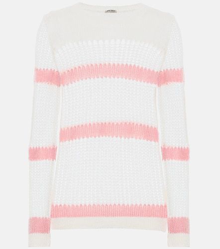 Mohair and wool-blend sweater - Miu Miu - Modalova