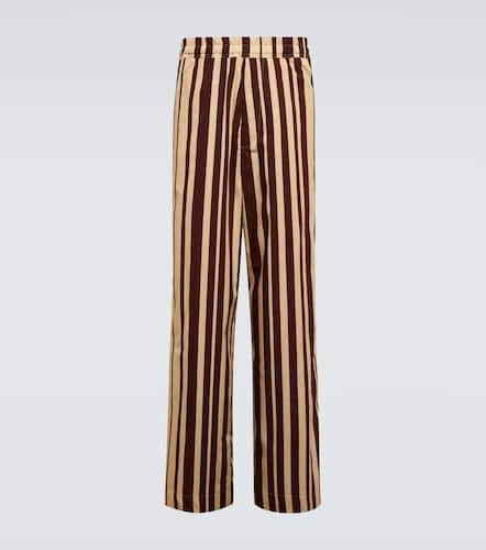 Striped wide-leg pants - Dries Van Noten - Modalova