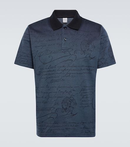 Scritto cotton piquÃ© polo shirt - Berluti - Modalova