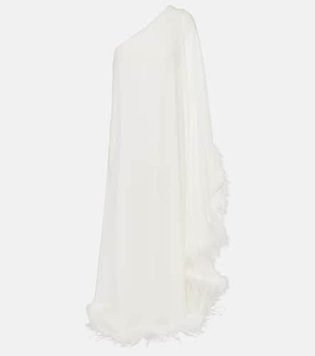 Bridal Liza feather-trimmed maxi dress - Rixo - Modalova