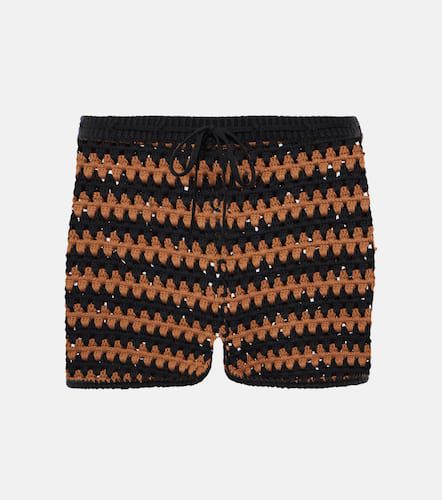 Staud Samara cotton crochet shorts - Staud - Modalova